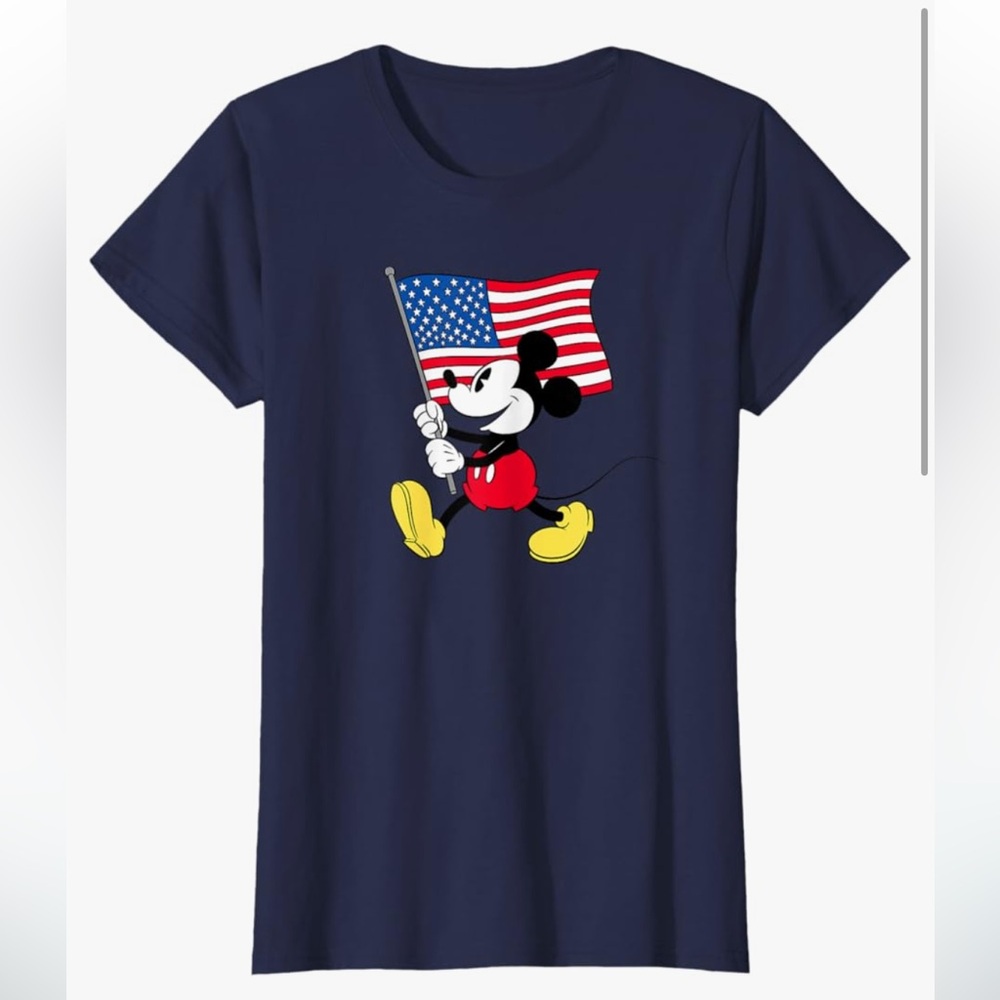 Mickey Mouse American Flag Tee